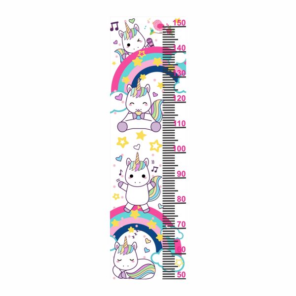 008 Medidor infantil de lona Unicornios