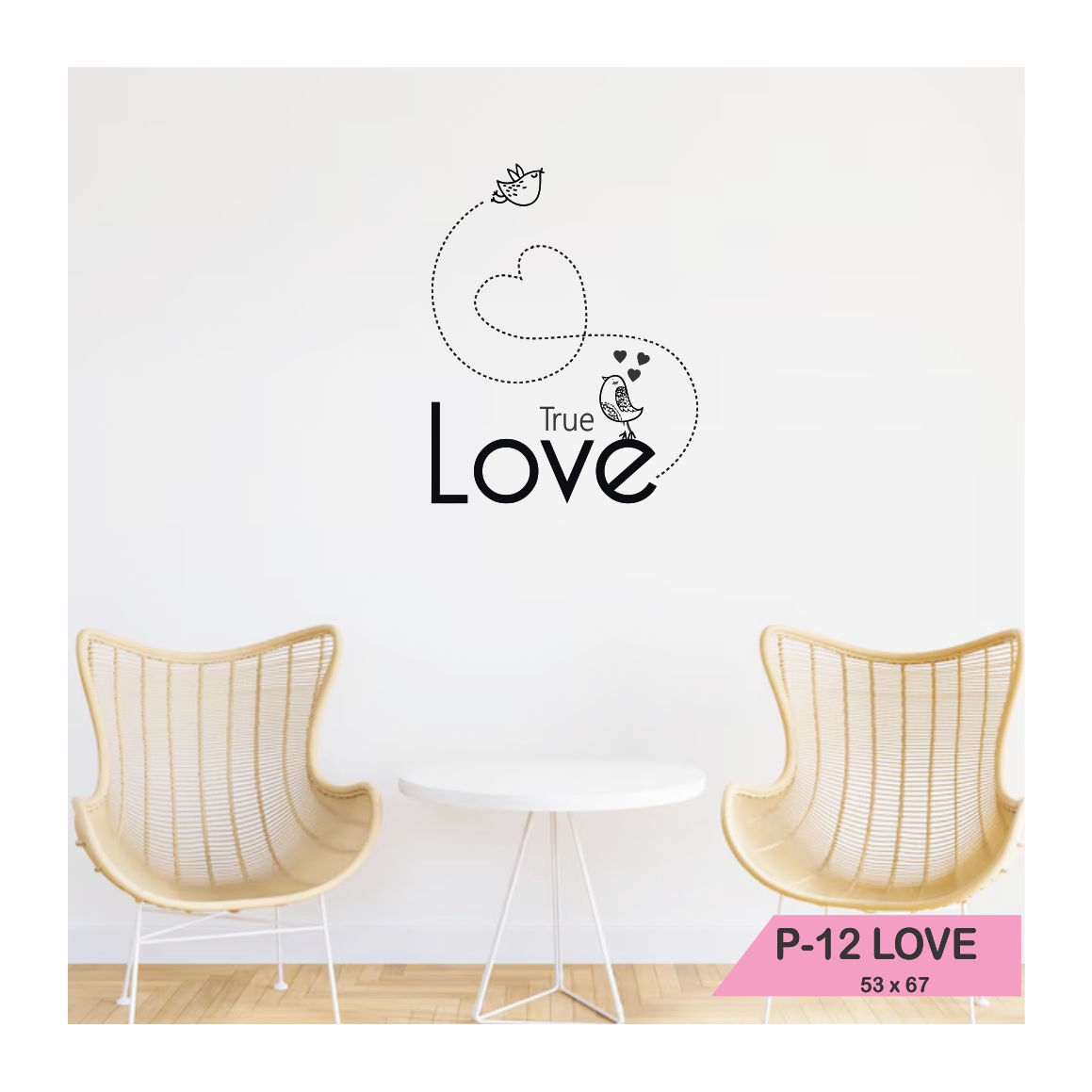Vinilo decorativo P-12 LOVE 1