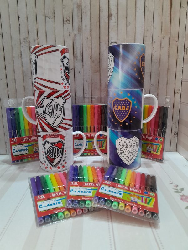 Combo Nº 1 Tazas Infantiles para pintar - Imagen 2